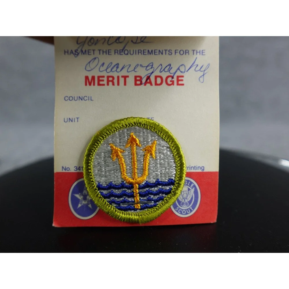 Lot of 8 Boy‎ Scouts of America Merit Badges with Cards